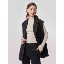 Oversize Sleeveless Blazer