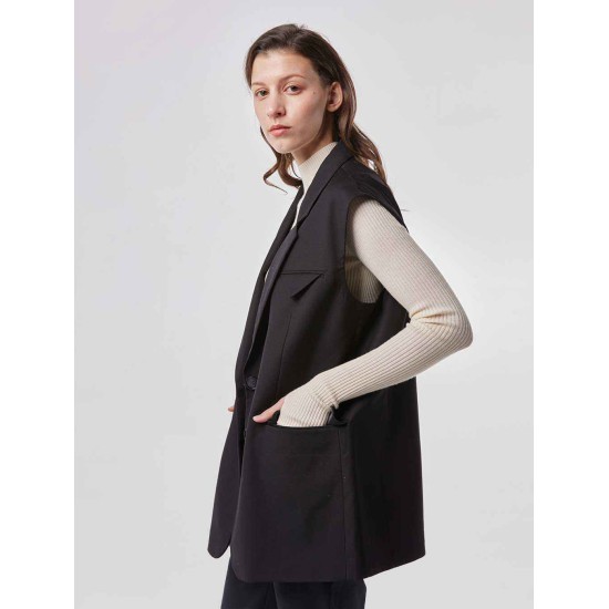 Oversize Sleeveless Blazer Oversize Sleeveless Blazer
