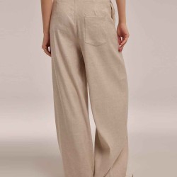 Asymmetric Wide Leg Pants