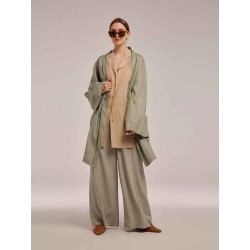 Belted Robe with Patch Pockets
