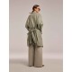 Belted Robe with Patch Pockets Belted Robe with Patch Pockets