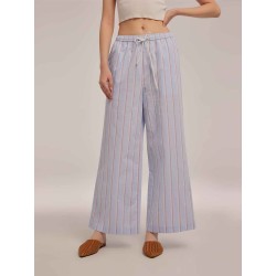Striped Ankle Length Pajama Pants