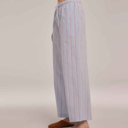 Striped Ankle Length Pajama Pants