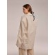 Notched Lapel Linen Blazer Notched Lapel Linen Blazer