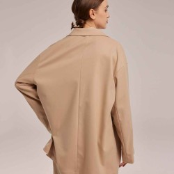 One Buttoned Peak Lapel Blazer