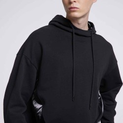 Casual Hoodie With High Neck