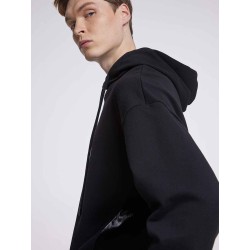 Casual Hoodie With High Neck