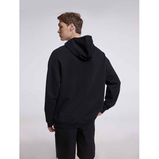 Casual Hoodie With High Neck Casual Hoodie With High Neck