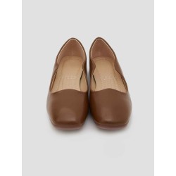 Wavy Stitch Flat Shoes
