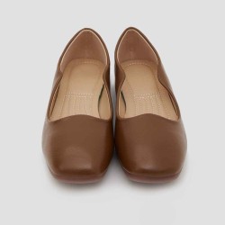 Wavy Stitch Flat Shoes