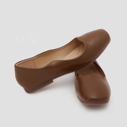 Wavy Stitch Flat Shoes