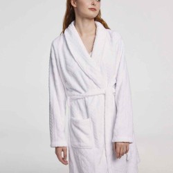 Cable Knit Bathrobe