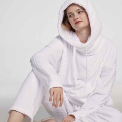 Sporty Drawstring Pajama Set