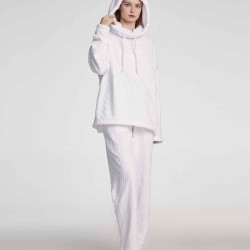 Sporty Drawstring Pajama Set