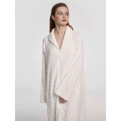 Zipped Maxi Length Bathrobe