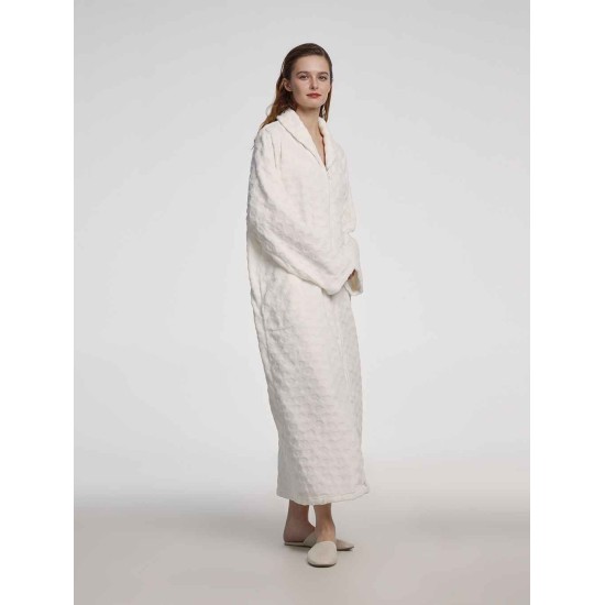 Zipped Maxi Length Bathrobe Zipped Maxi Length Bathrobe