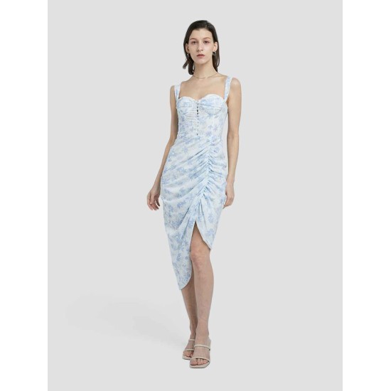 Airy Printed Corset Slip Dress Airy Printed Corset Slip Dress