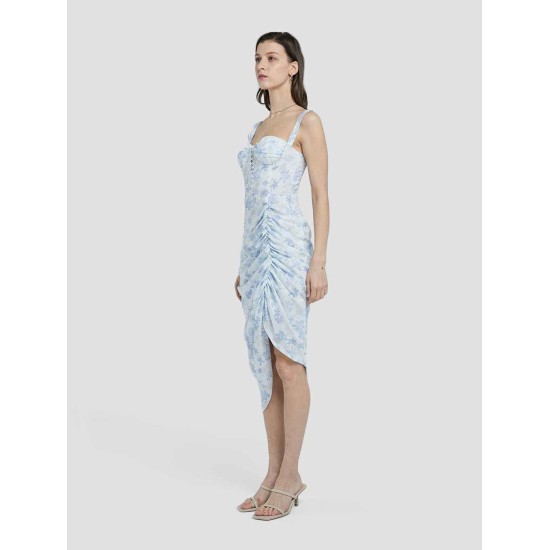 Airy Printed Corset Slip Dress Airy Printed Corset Slip Dress