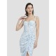 Airy Printed Corset Slip Dress Airy Printed Corset Slip Dress