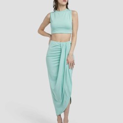 Bodycon Crop Top & Skirt Set