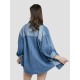Patchwork Long-Sleeve Denim Shirt Patchwork Long-Sleeve Denim Shirt