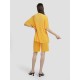 Pleated Chiffon T-shirt & Shorts Set Pleated Chiffon T-shirt & Shorts Set
