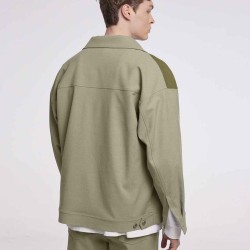Contrasting Buttoned Jacket