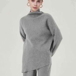 Slash Hem Sweater
