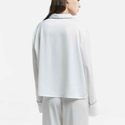 Comfy Trimmed Pajama Top