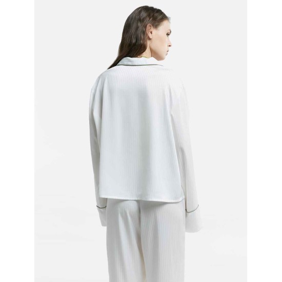 Comfy Trimmed Pajama Top Comfy Trimmed Pajama Top