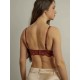 Floral Axis Lace Demi Bra Set Floral Axis Lace Demi Bra Set