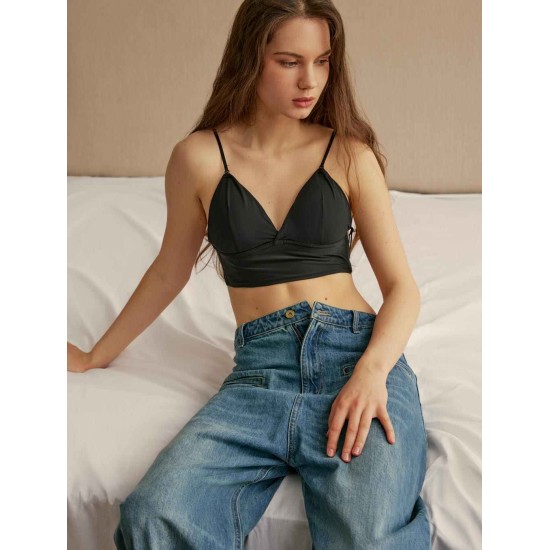 Solid Padded Triangle Bralette Solid Padded Triangle Bralette