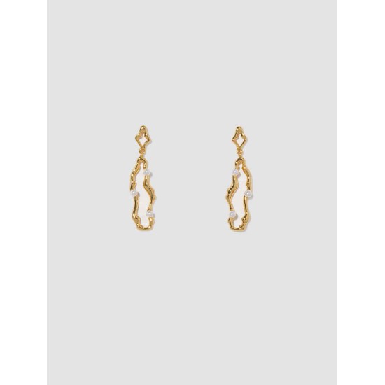 Irregular Pearl Drop Earrings Irregular Pearl Drop Earrings