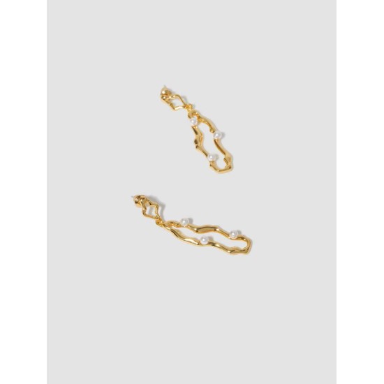 Irregular Pearl Drop Earrings Irregular Pearl Drop Earrings