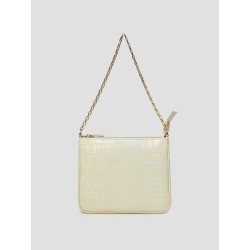 Crocodile Pattern Faux Leather Handbag