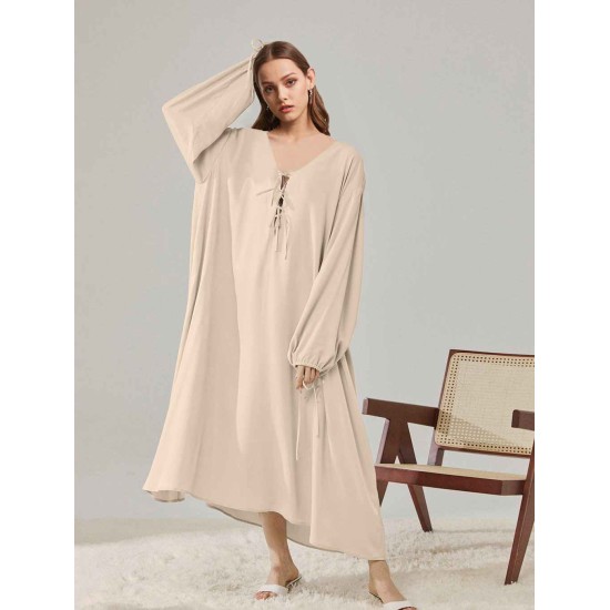 Roomy Drawstring Detail Sleepwear Roomy Drawstring Detail Sleepwear