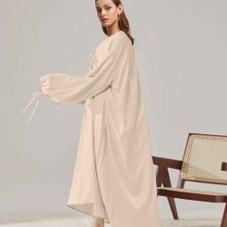 Roomy Drawstring Detail Sleepwear