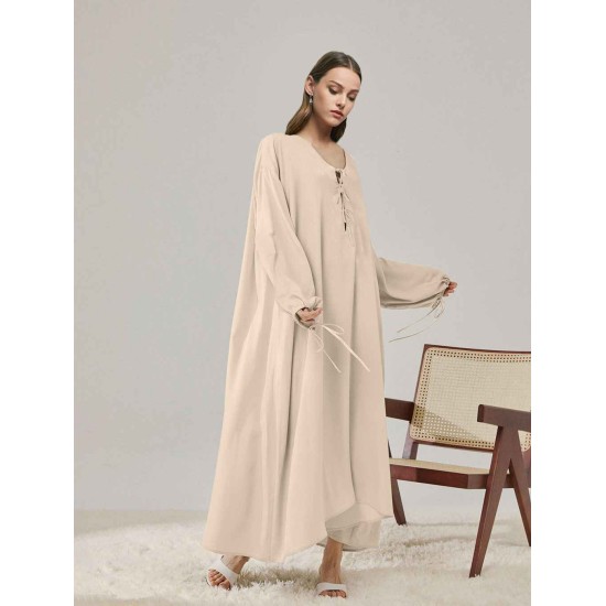 Roomy Drawstring Detail Sleepwear Roomy Drawstring Detail Sleepwear