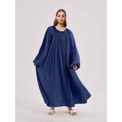 Flowy Gathered Neckline Nightdress
