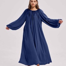 Flowy Gathered Neckline Nightdress