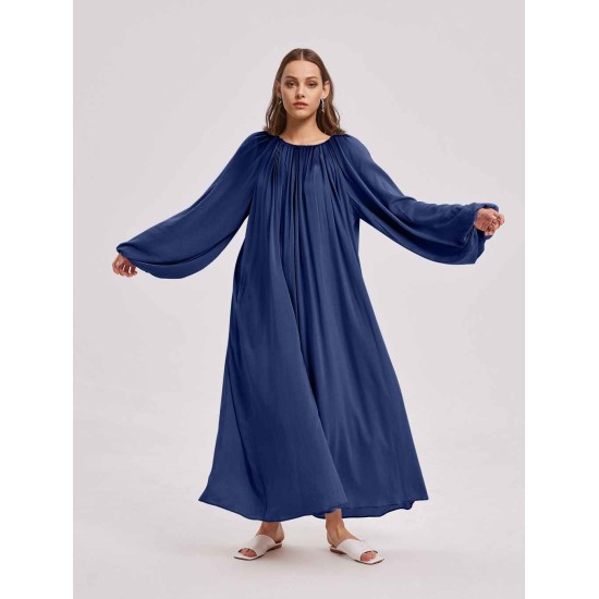 Flowy Gathered Neckline Nightdress Flowy Gathered Neckline Nightdress