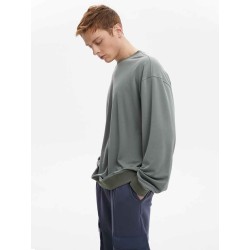 Round Neck Splicing Long Sleeve T-shirts