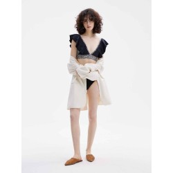 Masquerade Ruffled Swimsuit
