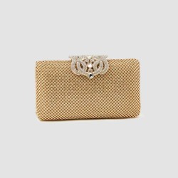 Crystal Embellished Clutch Bag