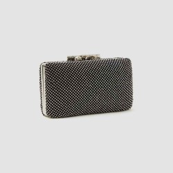 Crystal Embellished Clutch Bag