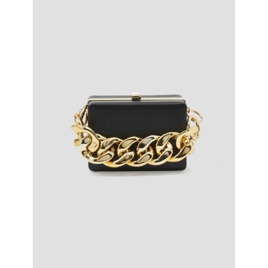 Curb Chain Box Bag Curb Chain Box Bag
