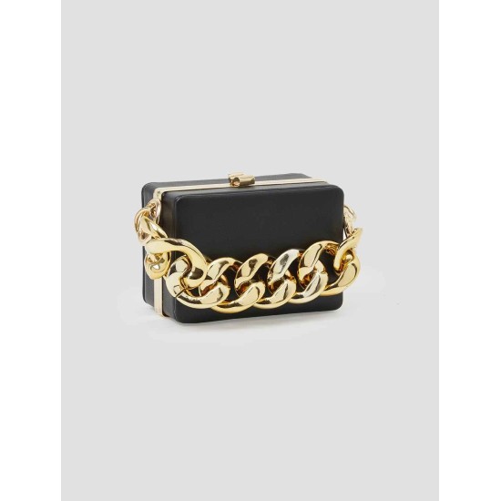 Curb Chain Box Bag Curb Chain Box Bag