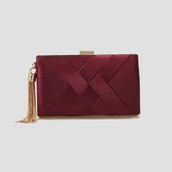 Tassel Woven Front Clutch
