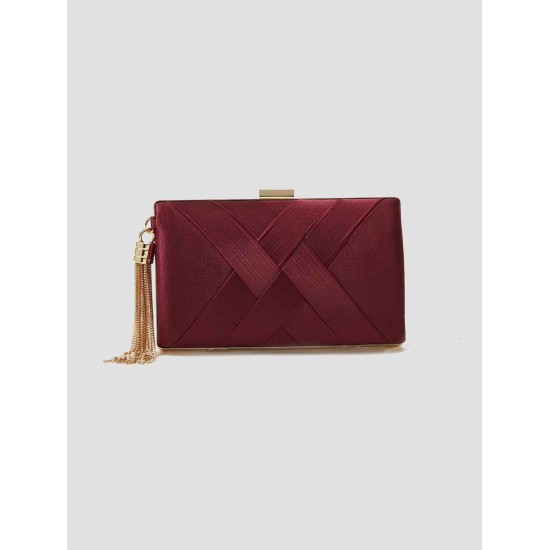 Tassel Woven Front Clutch Tassel Woven Front Clutch