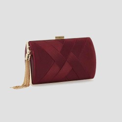 Tassel Woven Front Clutch